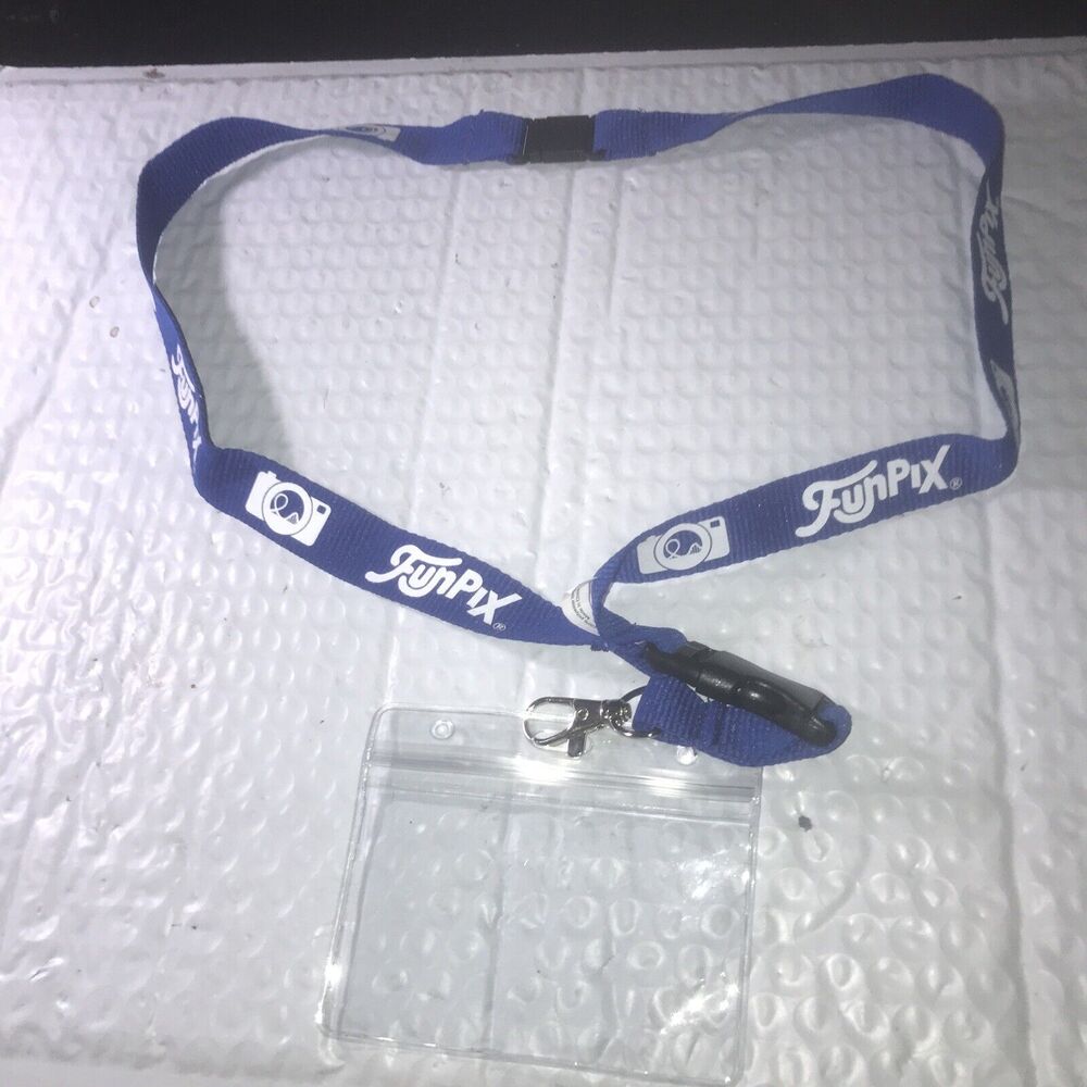 FUNPIX Blue Lanyard and ID holder